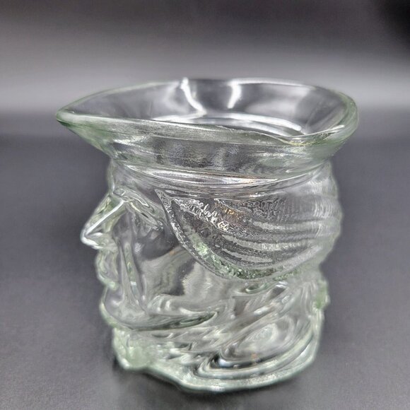 Vintage President Thomas Jefferson Avon Clear Glass Cup Patriot Head Read - Picture 5 of 10